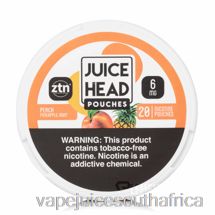 Vape Juice South Africa Juice Head Nicotine Pouches - Peach Pineapple Mint